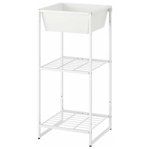 Etajeră Ikea Jostein White / Oțel photo 1