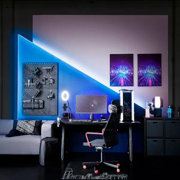 Masă de birou Ikea Utespelare PAL/ Black photo 2