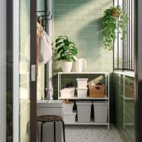 Etajeră Ikea Jostein White / Oțel photo 4