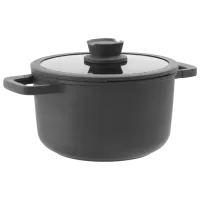 Кастрюля BergHOFF Stone 5.6л Алюминий / Черный