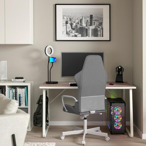 Masă de birou Ikea Huvudspelare/Utespelare PAL/ Beige photo 4