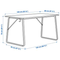 Офисный стол Ikea Huvudspelare/Utespelare ДСП/ Бежевый photo 7