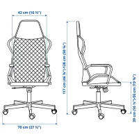 Офисный стол Ikea Huvudspelare/Utespelare ДСП/ Бежевый photo 8