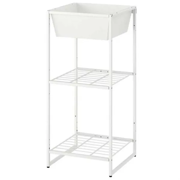 Etajeră Ikea Jostein White / Oțel photo 1 Etajeră Ikea Jostein White / Oțel photo 1