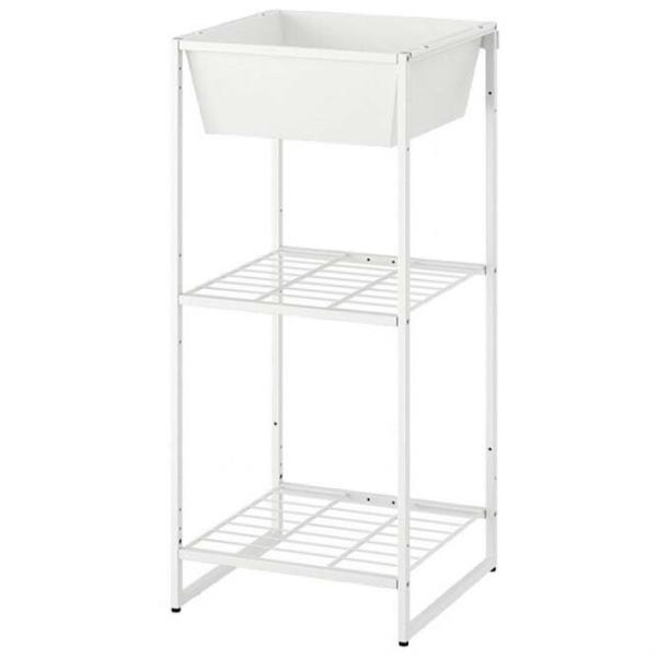 Etajeră Ikea Jostein White / Oțel photo 1 Etajeră Ikea Jostein White / Oțel photo 1