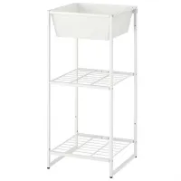 Etajeră Ikea Jostein White / Oțel