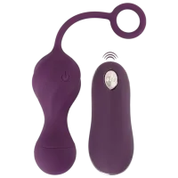 Vibrator Sweet Smile Remote Controlled Love Balls Purple photo 2
