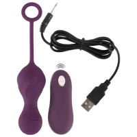 Vibrator Sweet Smile Remote Controlled Love Balls Purple photo 5