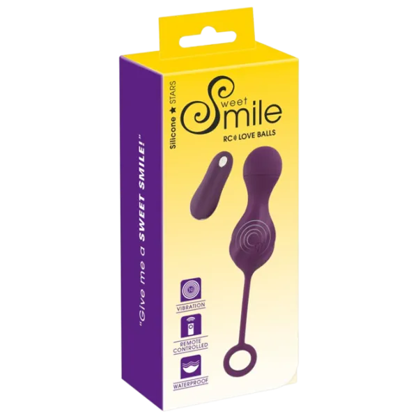 Вибратор Sweet Smile Remote Controlled Love Balls Пурпурный photo 9 Вибратор Sweet Smile Remote Controlled Love Balls Пурпурный photo 9