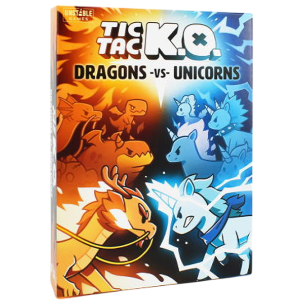Настольная игра Unstable Games Tic Tac K.O. Dragons vs. Unicorns 8+/ Стратегия photo 1