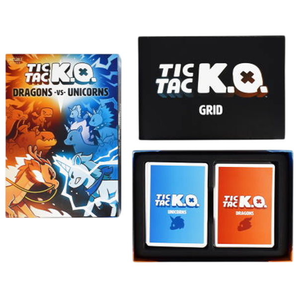 Настольная игра Unstable Games Tic Tac K.O. Dragons vs. Unicorns 8+/ Стратегия photo 2