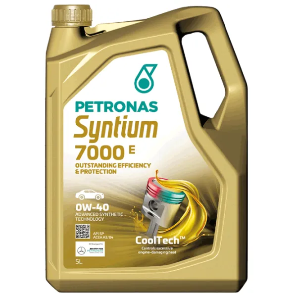 Ulei de motor PETRONAS SYNTIUM 7000 E 0W-40 5l sintetic photo 1