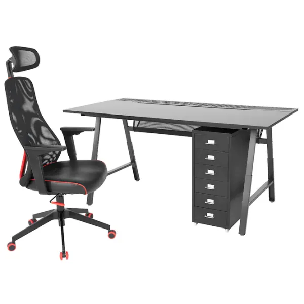 Masă de birou Ikea Utespelare/Matchspel PAL/ Black photo 1