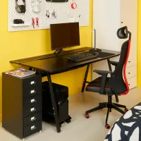 Masă de birou Ikea Utespelare/Matchspel PAL/ Black photo 8