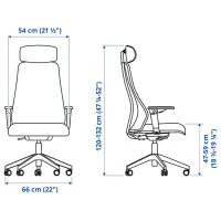 Офисный стол Ikea Utespelare/Matchspel ДСП/ Черный photo 4