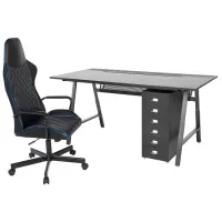 Masă de birou Ikea Utespelare/Helmer PAL/ Black