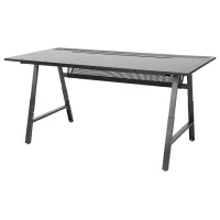 Masă de birou Ikea Utespelare/Helmer PAL/ Black photo 2