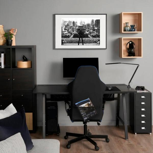 Masă de birou Ikea Utespelare/Helmer PAL/ Black photo 7