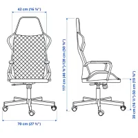 Masă de birou Ikea Utespelare/Helmer PAL/ Black photo 9