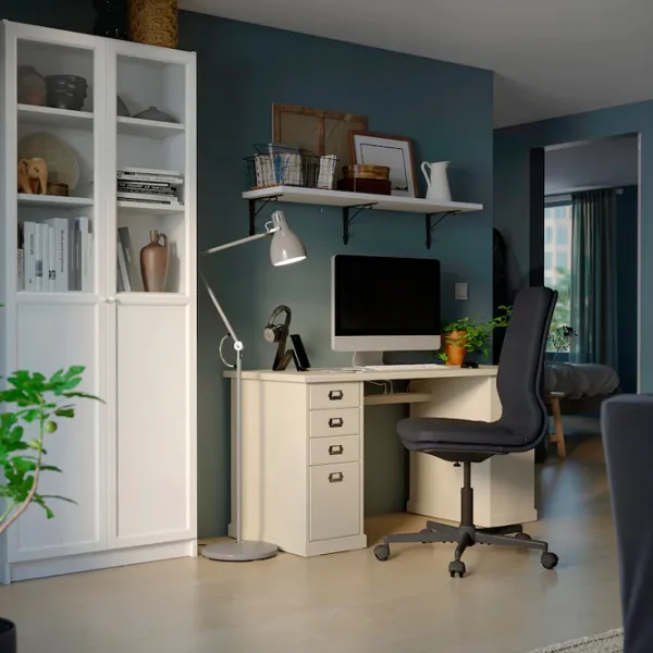 Masă de birou Ikea Vebjorn/Mullfjallet/Billy/Oxberg PAL/ Beige photo 5