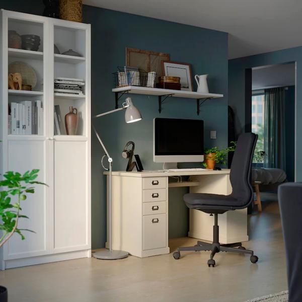 Masă de birou Ikea Vebjorn/Mullfjallet/Billy/Oxberg PAL/ Beige photo 5