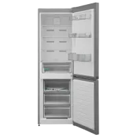 Frigider SHARP SJ-NBA09DMXLD-EU cu congelator jos 295 l / 180 cm / Inox photo 2