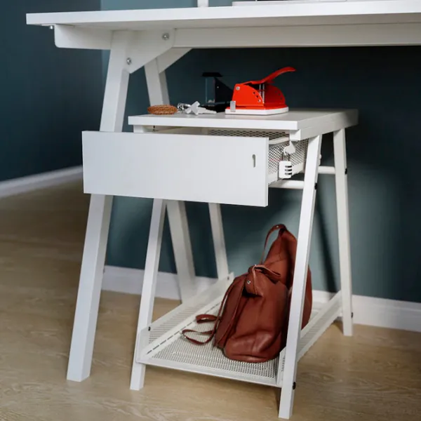 Masă de birou Ikea Trotten/Flintan PAL/ White photo 3