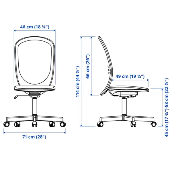 Masă de birou Ikea Trotten/Flintan PAL/ White photo 4