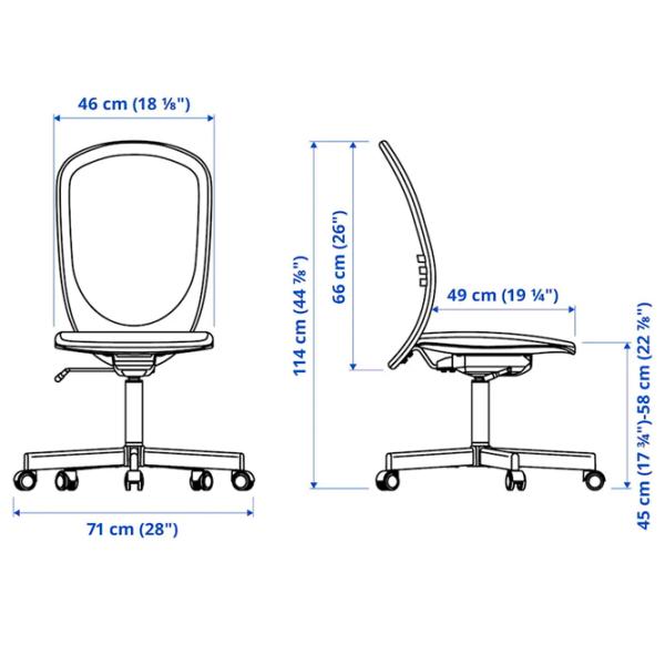 Masă de birou Ikea Trotten/Flintan PAL/ White photo 4