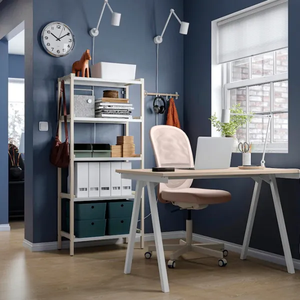 Masă de birou Ikea Trotten/Flintan/Ekenabben PAL/ Beige photo 4