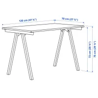 Masă de birou Ikea Trotten/Flintan/Ekenabben PAL/ Beige photo 5