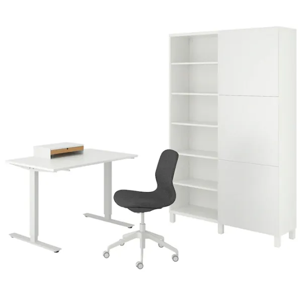 Masă de birou Ikea Trotten/Langfjall/Lappviken PAL/ White photo 1