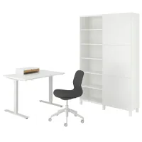 Masă de birou Ikea Trotten/Langfjall/Lappviken PAL/ White