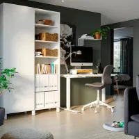 Masă de birou Ikea Trotten/Langfjall/Lappviken PAL/ White photo 7