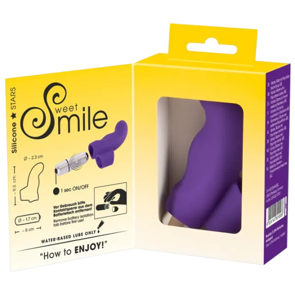 Вибратор Sweet Smile Finger Пурпурный photo 4 Вибратор Sweet Smile Finger Пурпурный photo 4