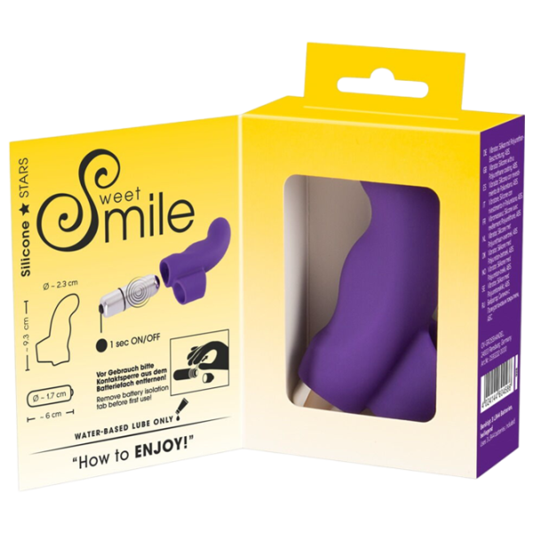 Вибратор Sweet Smile Finger Пурпурный photo 4 Вибратор Sweet Smile Finger Пурпурный photo 4