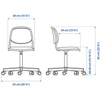 Masă de birou Ikea Pahl/Orfjall PAL/ White photo 5