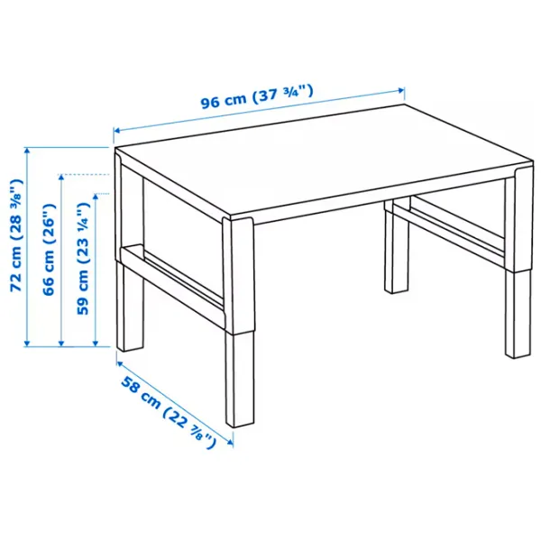 Masă de birou Ikea Pahl/Orfjall PAL/ White photo 7