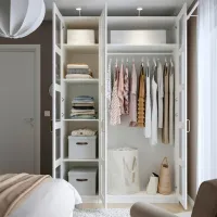 Dulap Ikea Pax/Bergsbo 150 x 60 x 236.4 / DSP / Alb photo 3