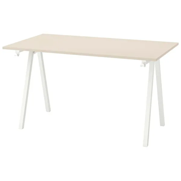 Masă de birou Ikea Trotten/Matchspel PAL/ White photo 6