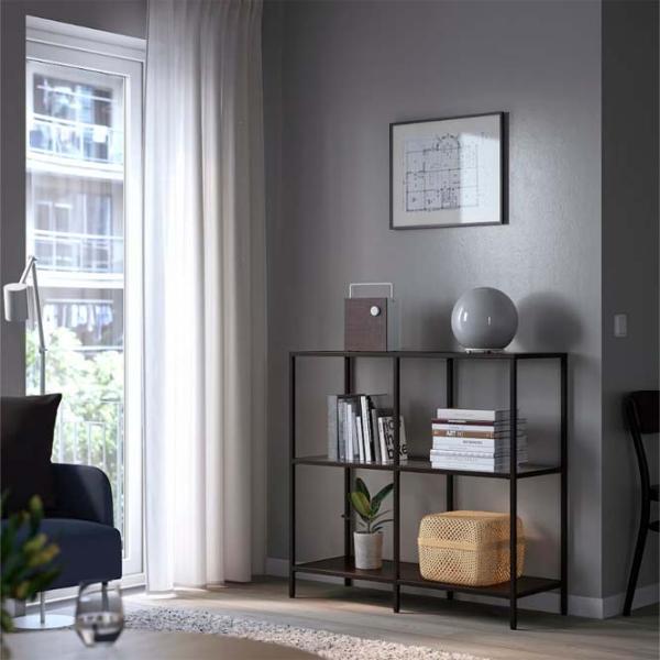 Etajeră Ikea Vittsjo Black-Brown / PAL photo 2