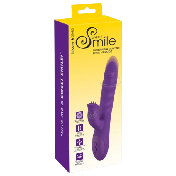 Вибратор Sweet Smile Thrusting & Rotating Пурпурный photo 8 Вибратор Sweet Smile Thrusting & Rotating Пурпурный photo 8