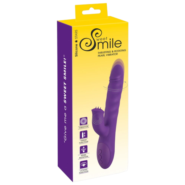 Вибратор Sweet Smile Thrusting & Rotating Пурпурный photo 8 Вибратор Sweet Smile Thrusting & Rotating Пурпурный photo 8
