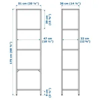 Стеллаж Ikea Vittsjo Black-Brown / ДСП photo 6