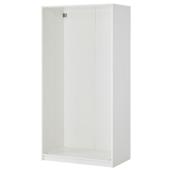 Шкаф Ikea Pax/Bergsbo 100 x 60см x 236.4 / ДСП / Белый photo 2