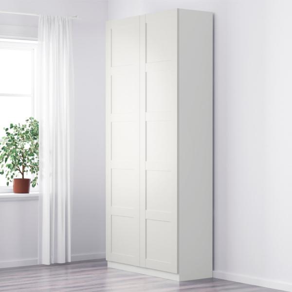 Шкаф Ikea Pax/Bergsbo 100 x 60см x 236.4 / ДСП / Белый photo 3