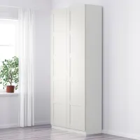 Шкаф Ikea Pax/Bergsbo 100 x 60см x 236.4 / ДСП / Белый photo 3