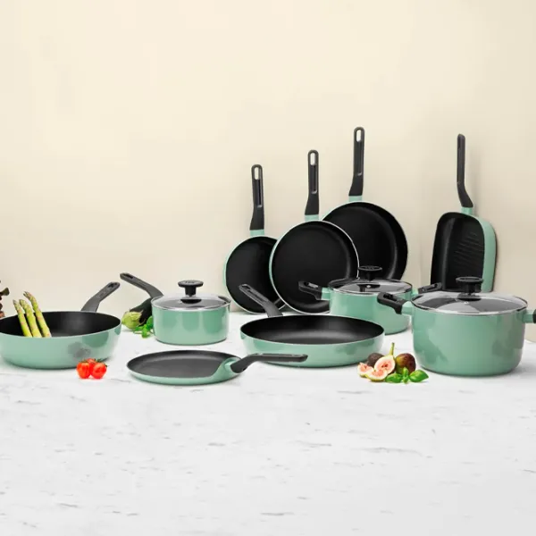 Кастрюля BergHOFF Leo-Sage 2.9л Алюминий / Зеленый photo 3 Кастрюля BergHOFF Leo-Sage 2.9л Алюминий / Зеленый photo 3