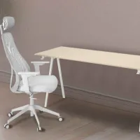 Офисный стол Ikea Trotten/Matchspel ДСП/ Белый photo 3