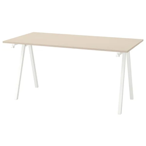 Masă de birou Ikea Trotten/Matchspel PAL/ White photo 6